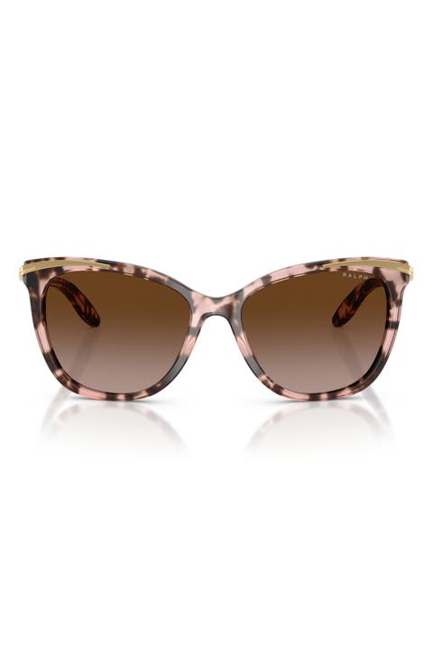 54mm Gradient Cat Eye Sunglasses