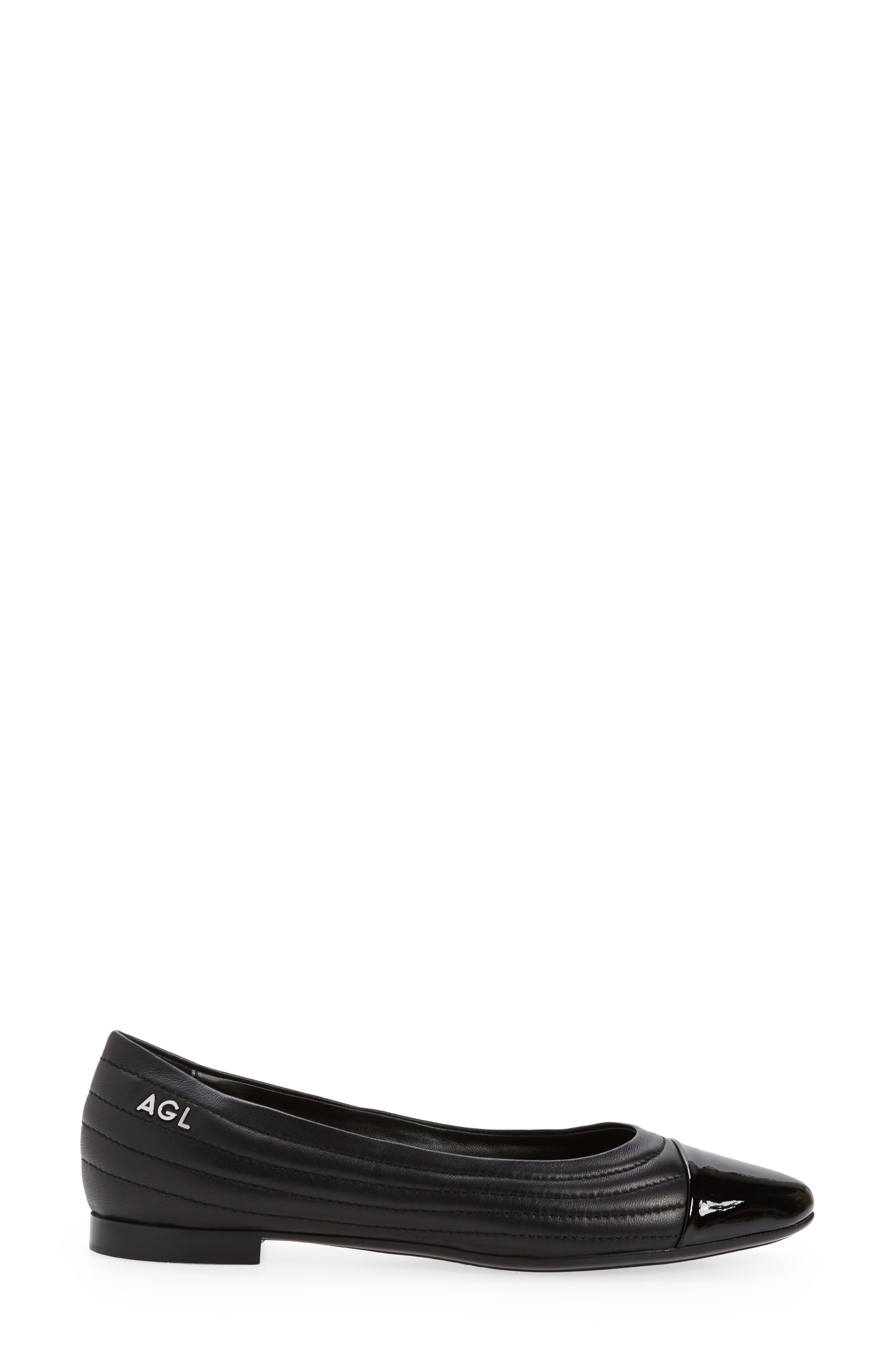AGL Delicia Cap Toe Flat, Alternate, color, 