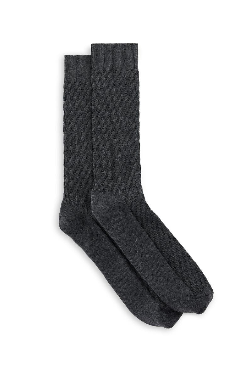 Big & Tall Continuous Comfort 2-pk Casual Socks, Main, color, GREY