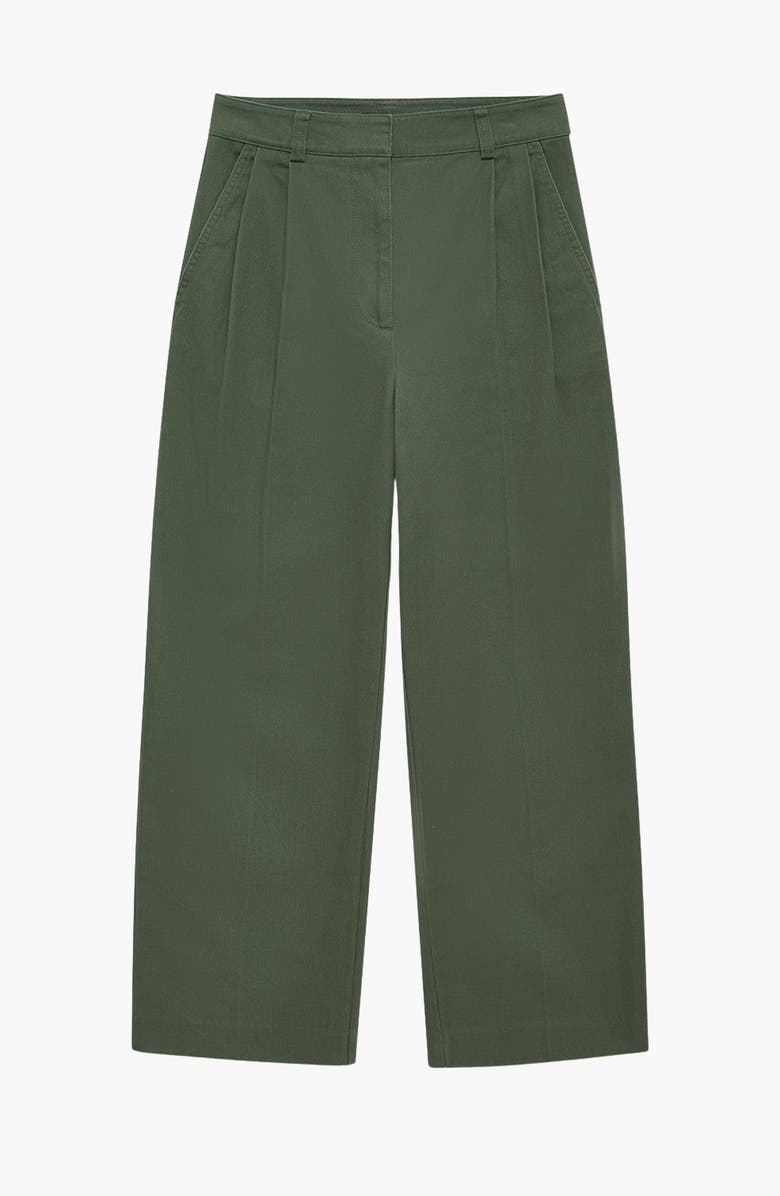 ANINE BING Belen Pant, Alternate, color, Army