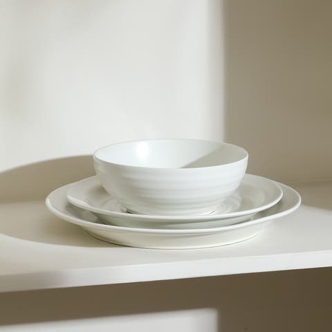 Orbit Stoneware 4-Piece Salad Plate Set