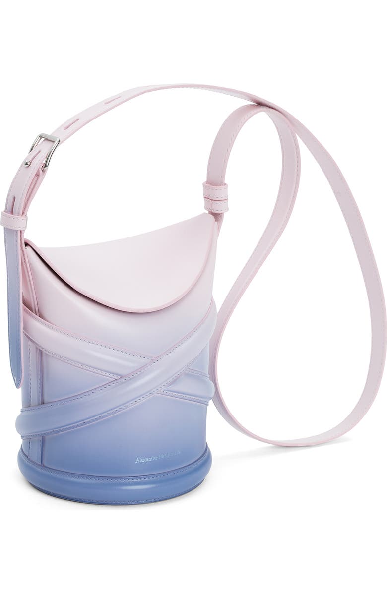 McQueen The Curve Dégradé Leather Crossbody Bag, Alternate, color,