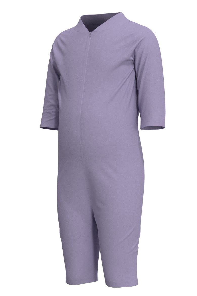 Kid's Wave Barracuda Neck-to-Knee Swimsuit, UPF 50+ Sun Protection, Alternate, color, Lavendula