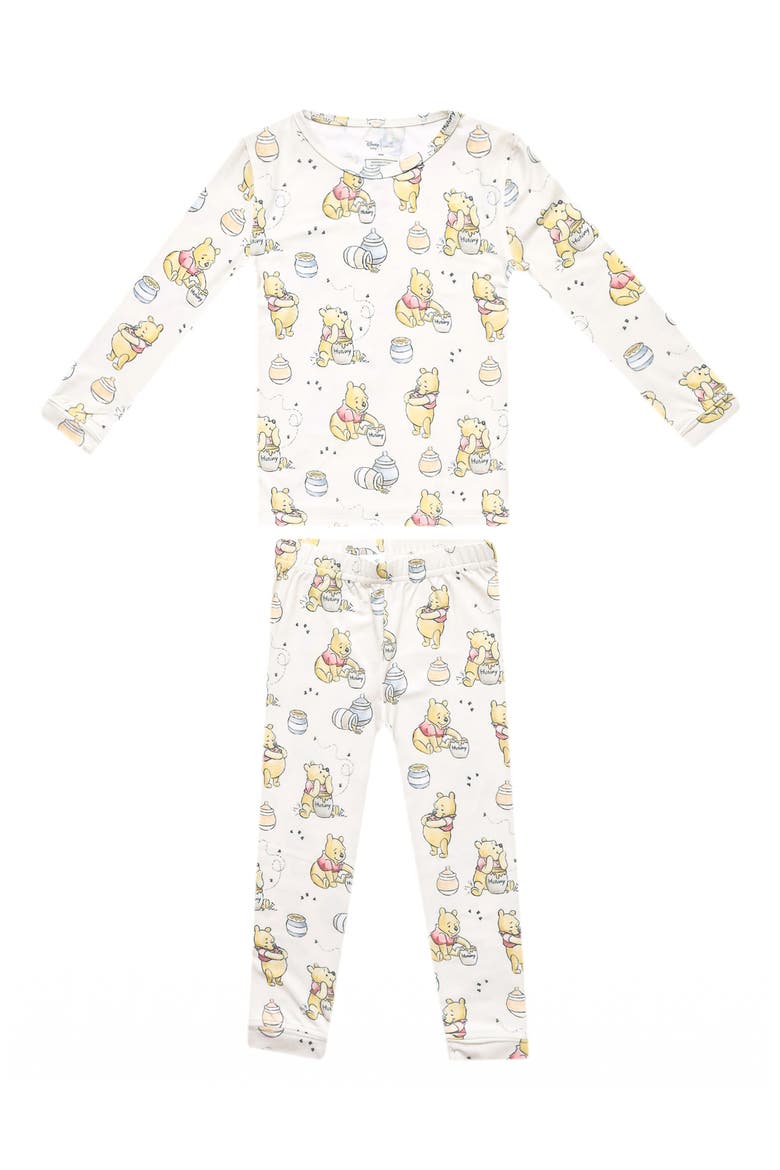 Hunny Winnie the Pooh Fitted Two-Piece Pajamas, Main, color, HUNNY