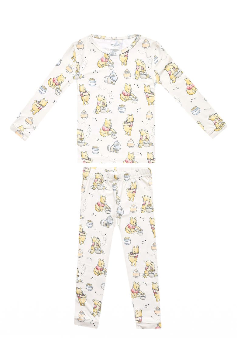 Copper Pearl Hunny Winnie the Pooh Fitted Two-Piece Pajamas, Main, color, Hunny