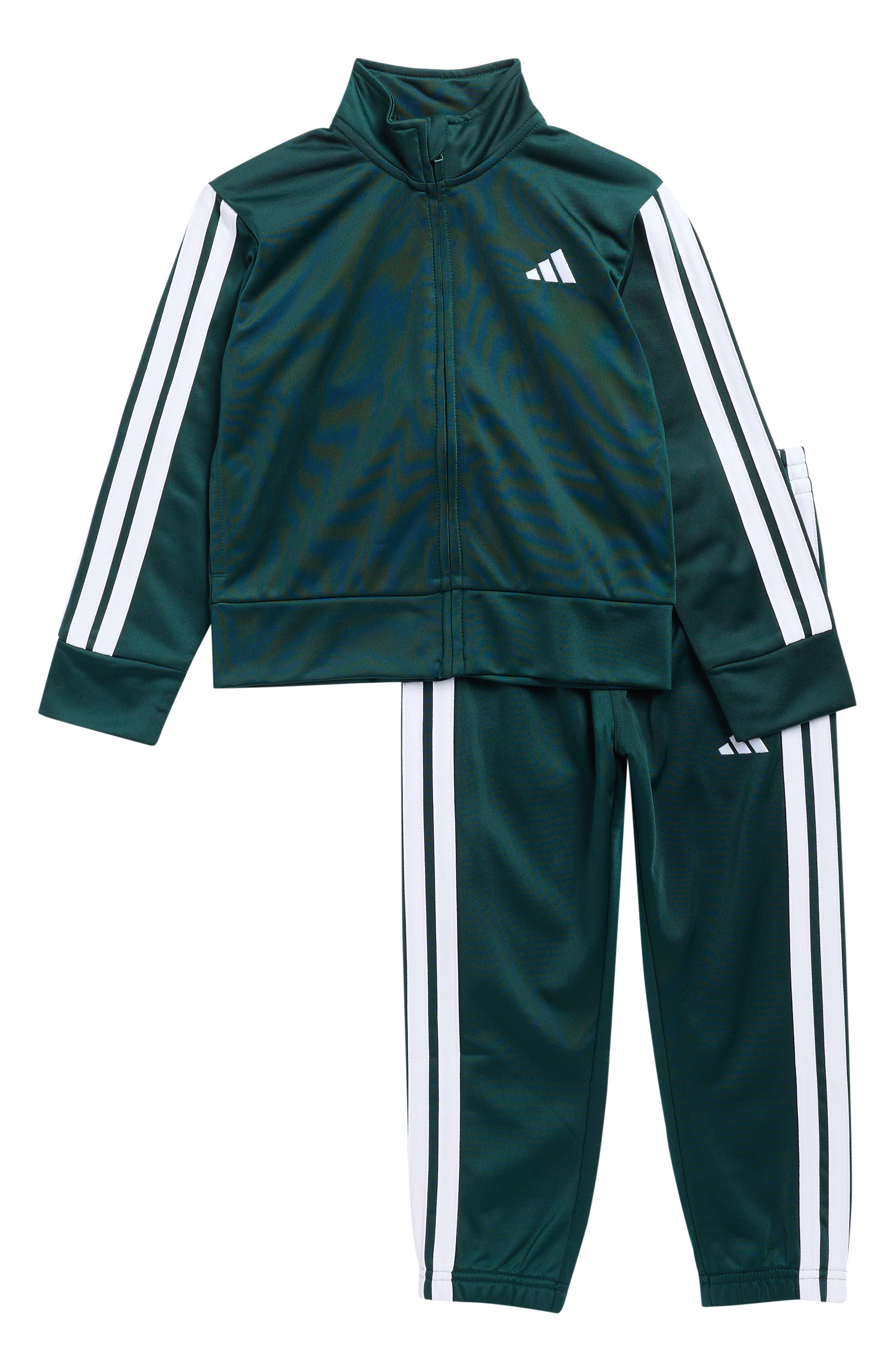 adidas Kids' 3-Stripe Tricot Jacket & Joggers Set