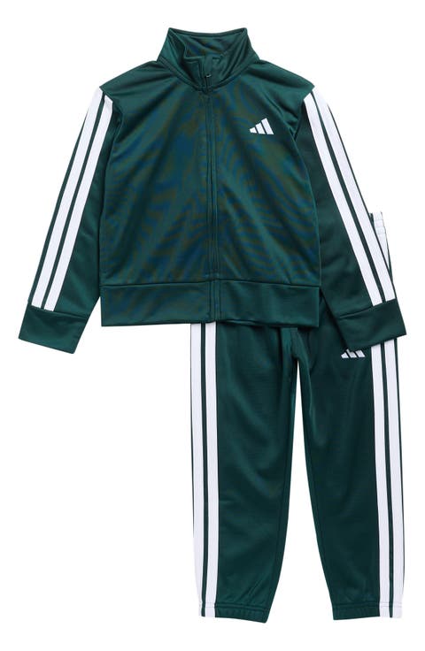 Kids' 3-Stripe Tricot Jacket & Joggers Set (Toddler & Little Kid)