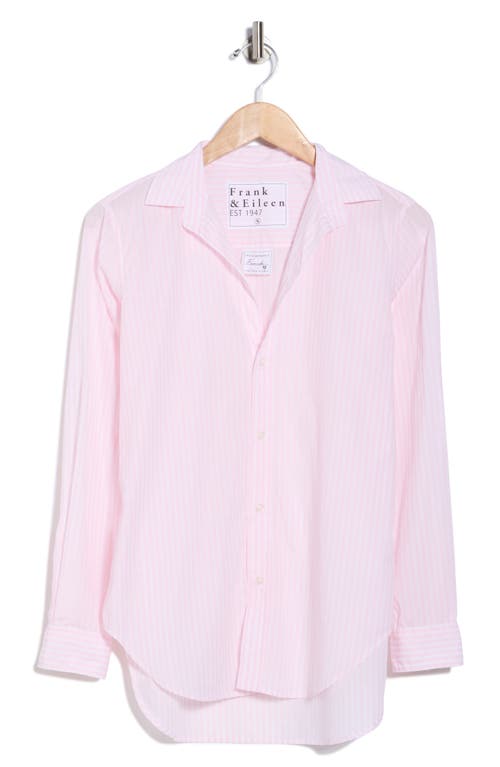 Frank & Eileen Classic Cotton Button-up Shirt In Pink