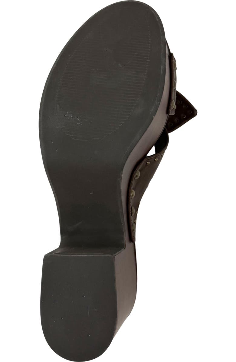 SHUSHOP Eliza Platform Slide Sandal, Alternate, color, Brown