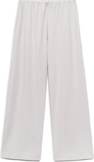 MANGO Fluid Stretch Cotton Pajama Pants