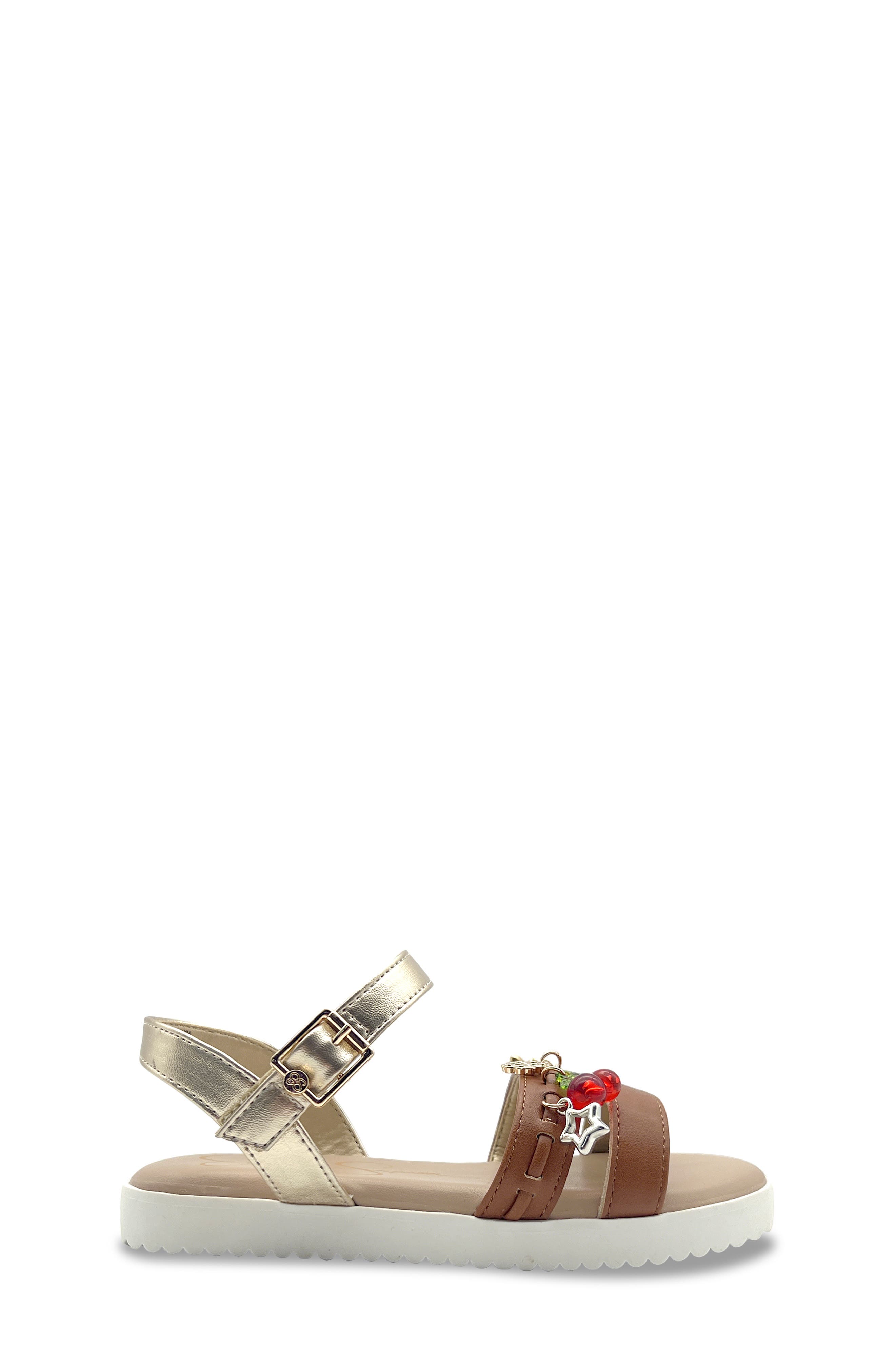 Kids' Ciara Gracie Sandal, Alternate, color, COGNAC