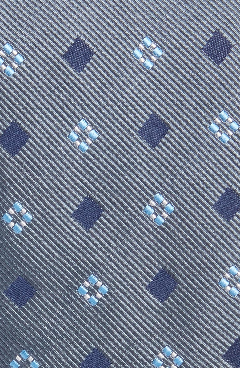 BOSS Geometric Silk Tie, Alternate, color,