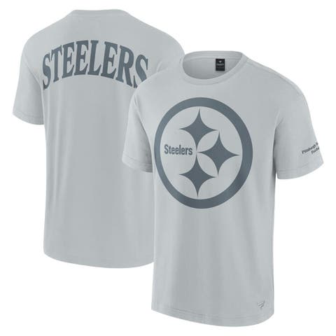 Unisex Fanatics  Gray Pittsburgh Steelers Elements Iconic T-Shirt