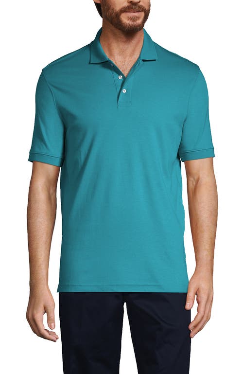 LANDS' END LANDS' END SCHOOL UNIFORM LONG SLEEVE INTERLOCK POLO SHIRT