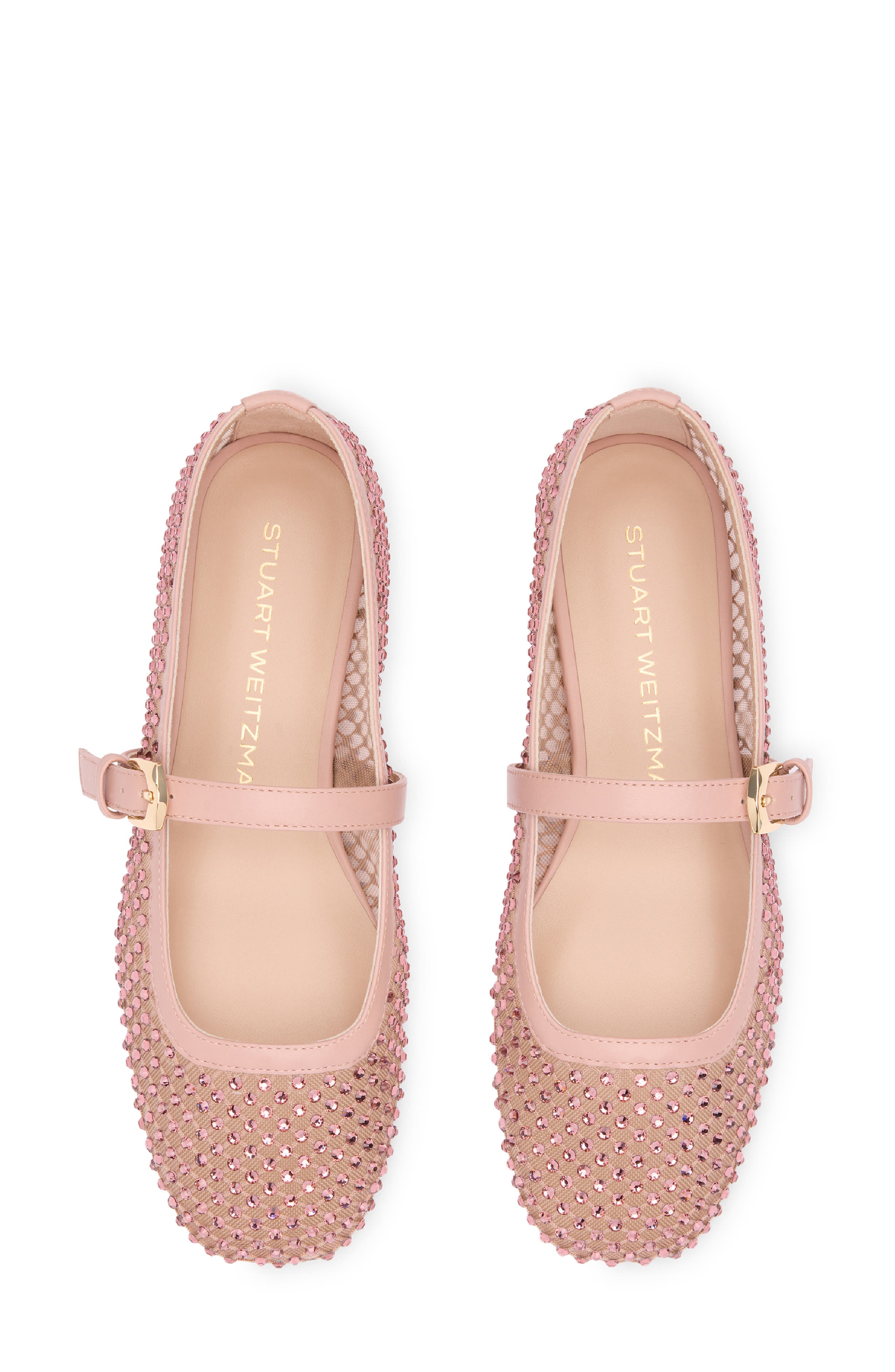 Stuart Weitzman <p>Bareitall Shine Mary Jane (Women) </p>, Alternate, color, Blushful