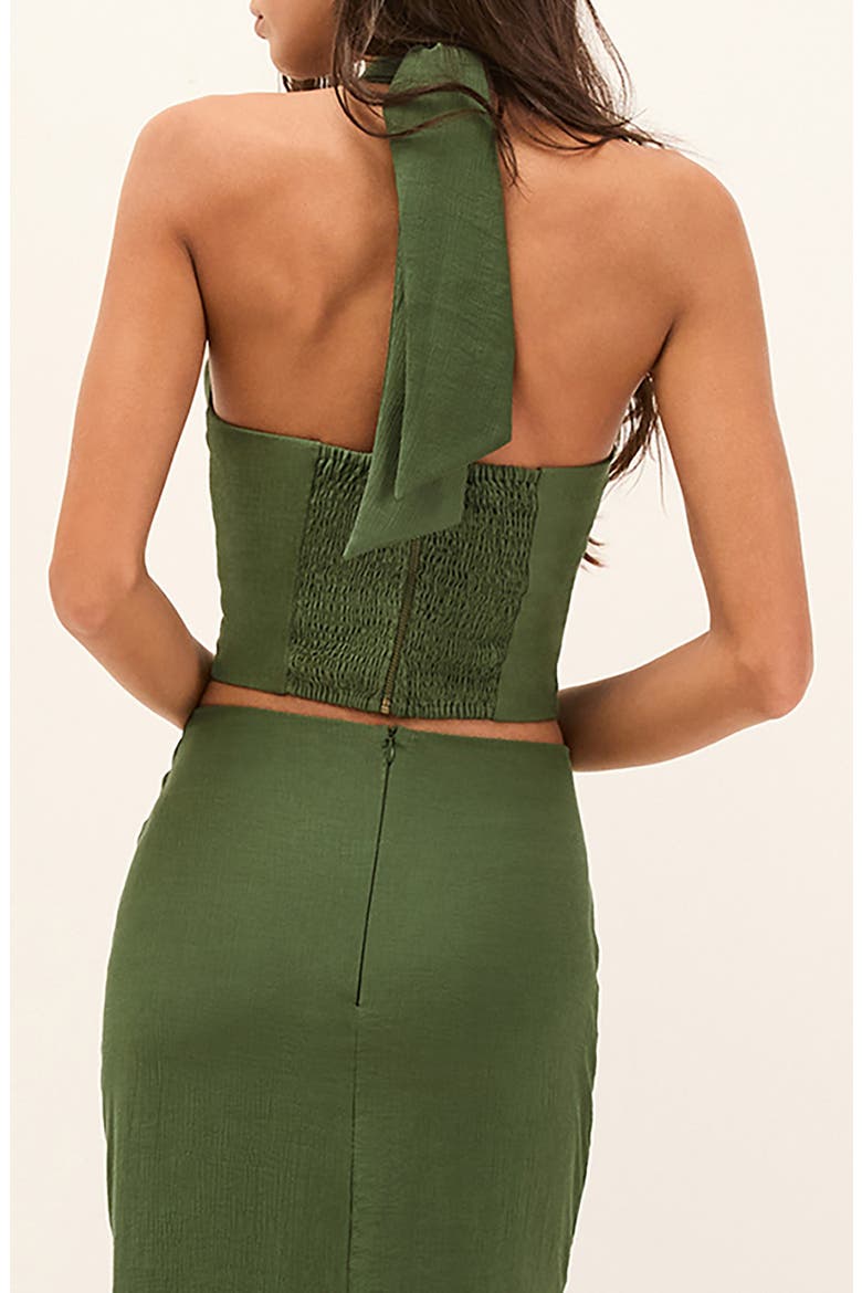 Taylor Cover-Up Halter Top, Alternate, color, GREEN