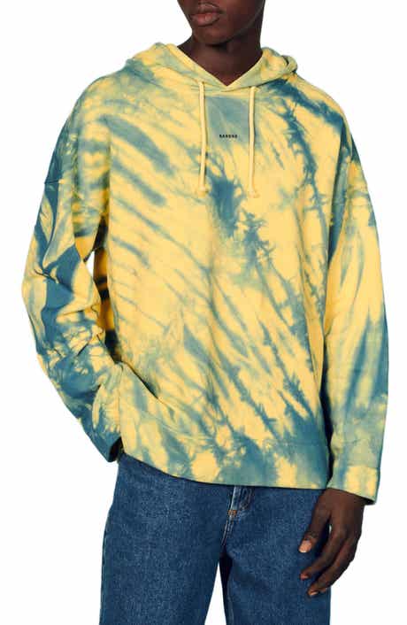 SANDRO Tie Dye Cotton Hoodie