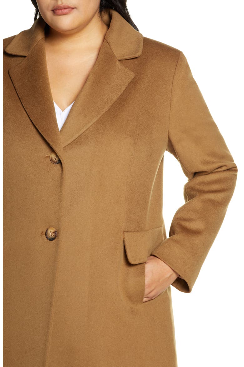 Notch Collar Coat (Nordstrom Exclusive), Alternate, color, VICUNA