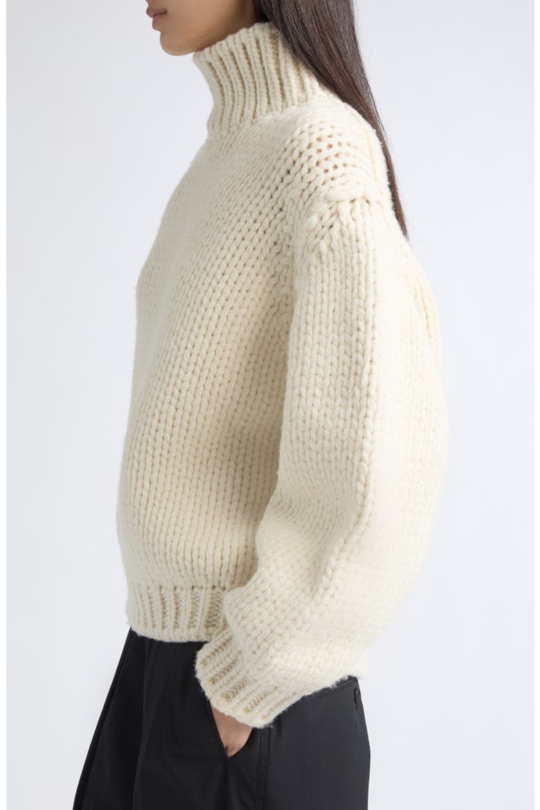Bruno Wool Blend Turtleneck Sweater, Alternate, color, NATURAL
