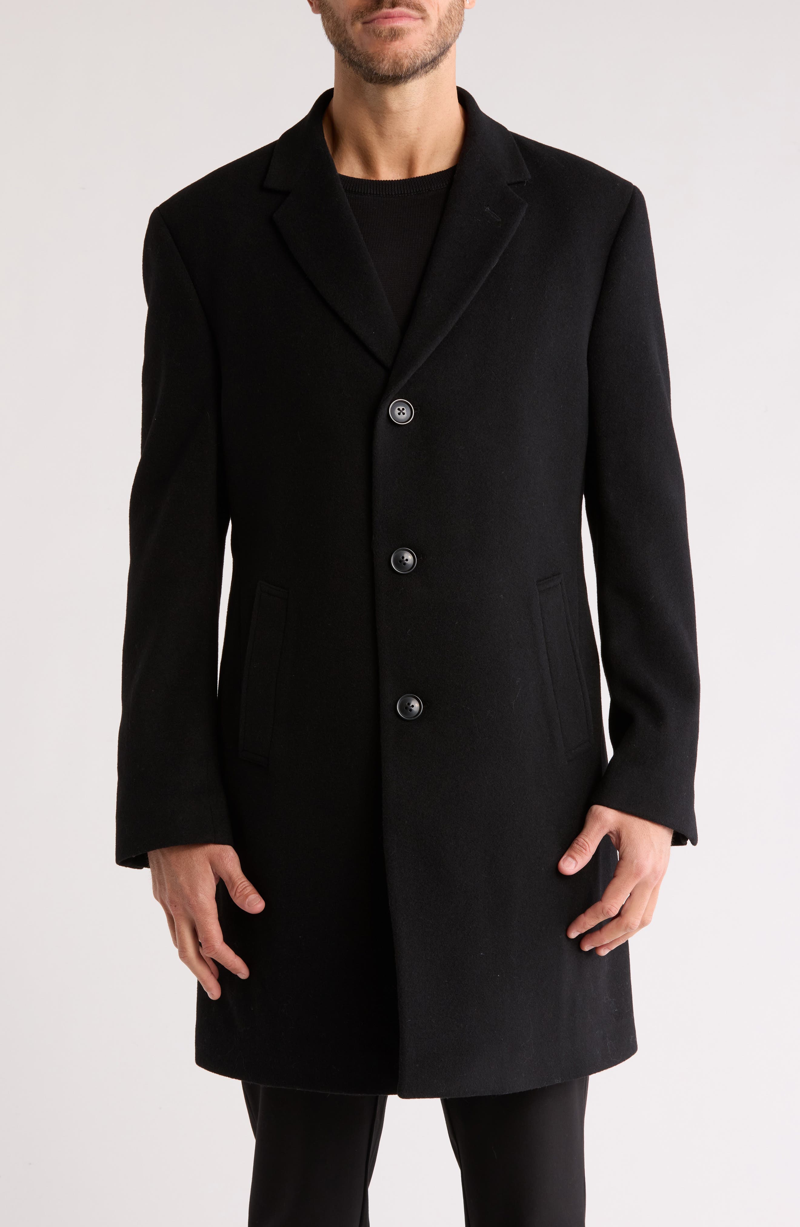 Nautica Wool Blend Top Coat