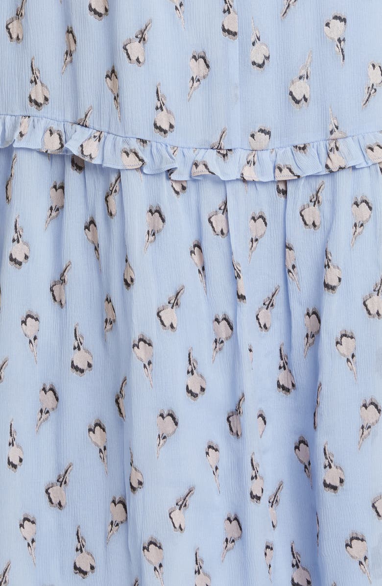 Nicole Miller Sleeveless Silk Blend Maxi Dress, Alternate, color, 