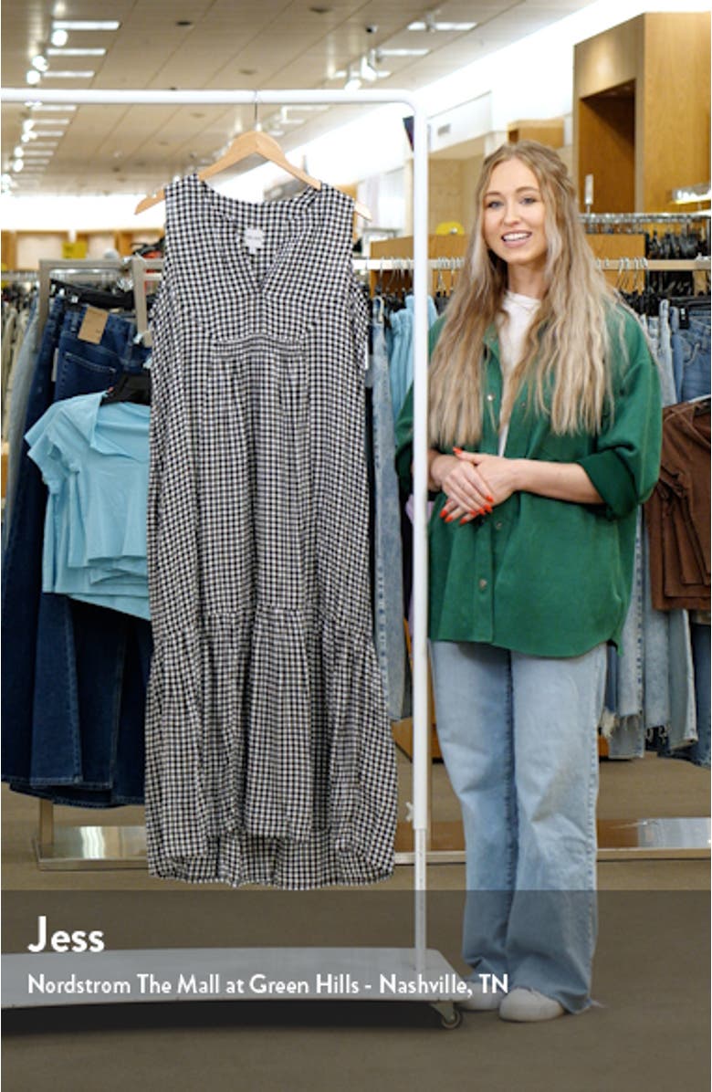 Gingham Sleeveless Dress, sales video thumbnail