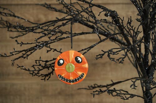 Gallerie Ii Gilda Witch Gathered Traditions Joe Spencer Halloween Ornament In Orange