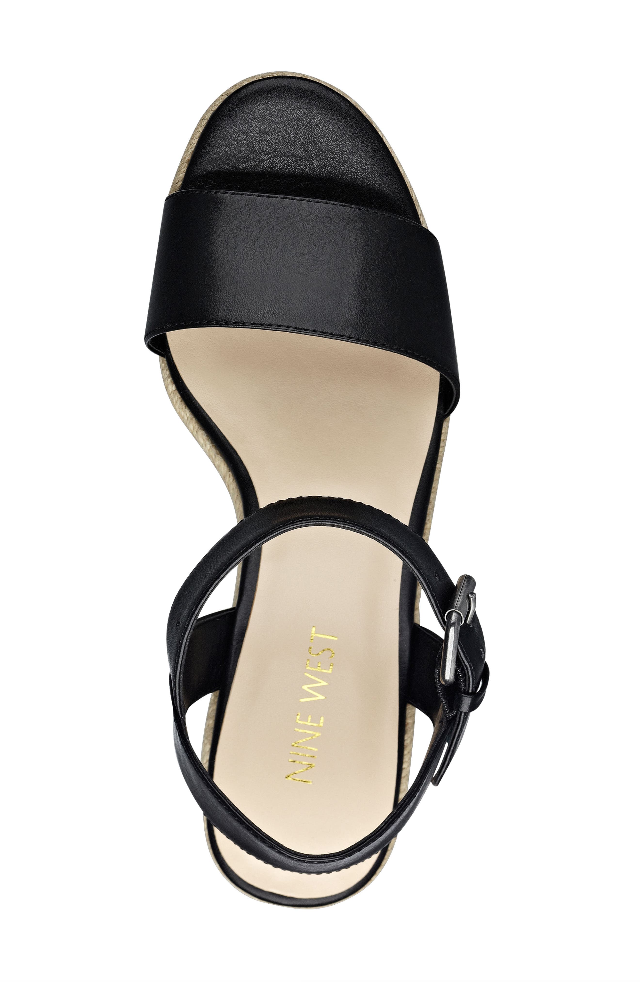 Nine West Do It Right Platform Wedge Sandal, Alternate, color, 