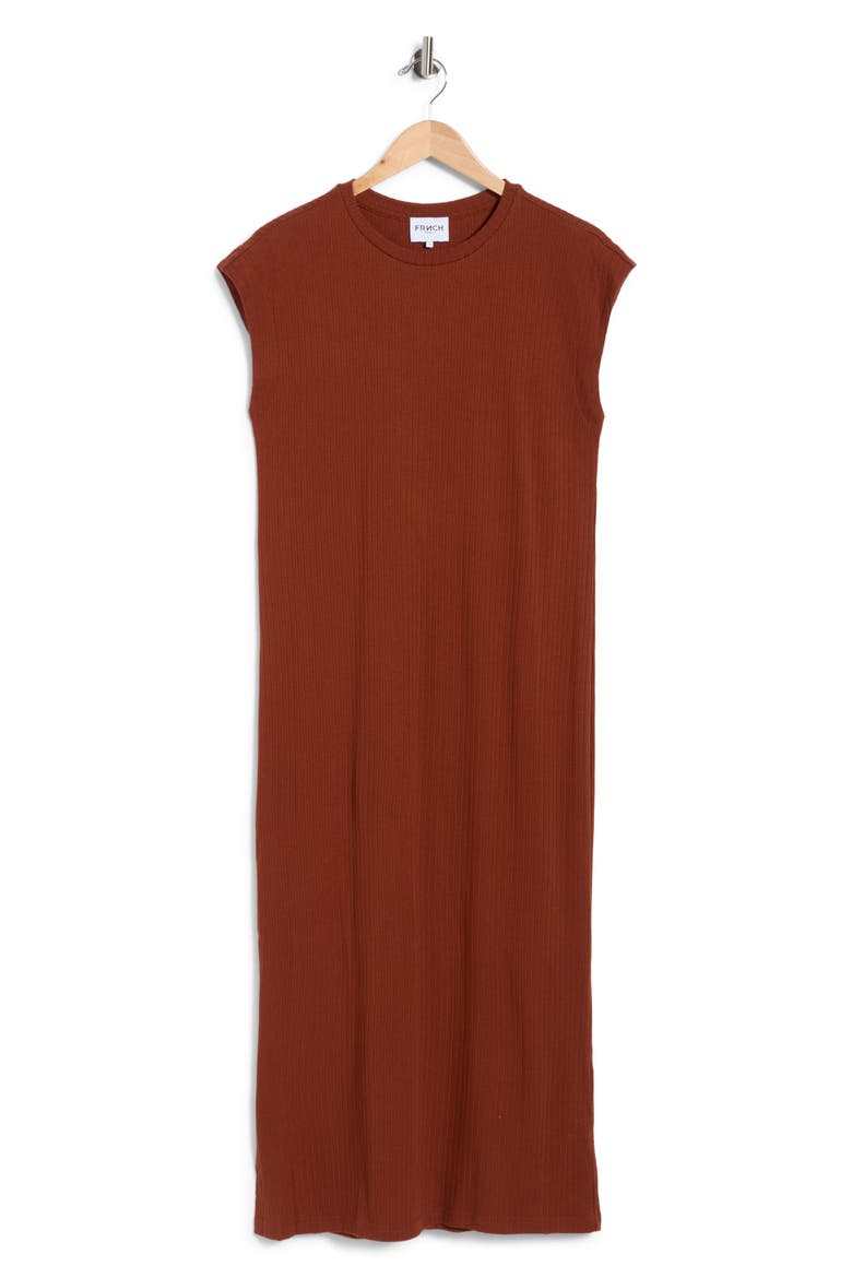 Antonella T-Shirt Dress, Alternate, color, MARRON GLACE