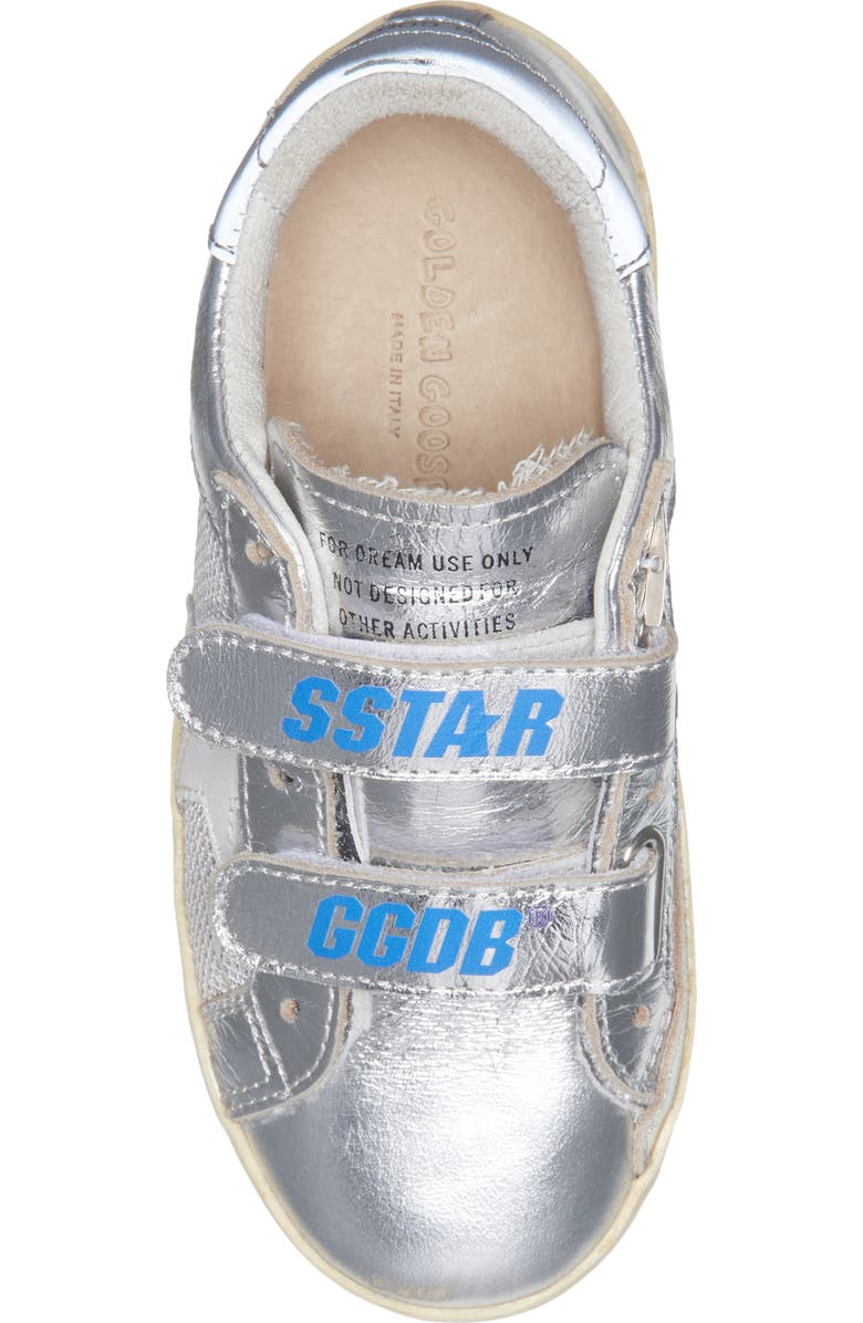 Golden Goose Kids' Old School Mesh & Metallic Leather Sneaker, Alternate, color,
