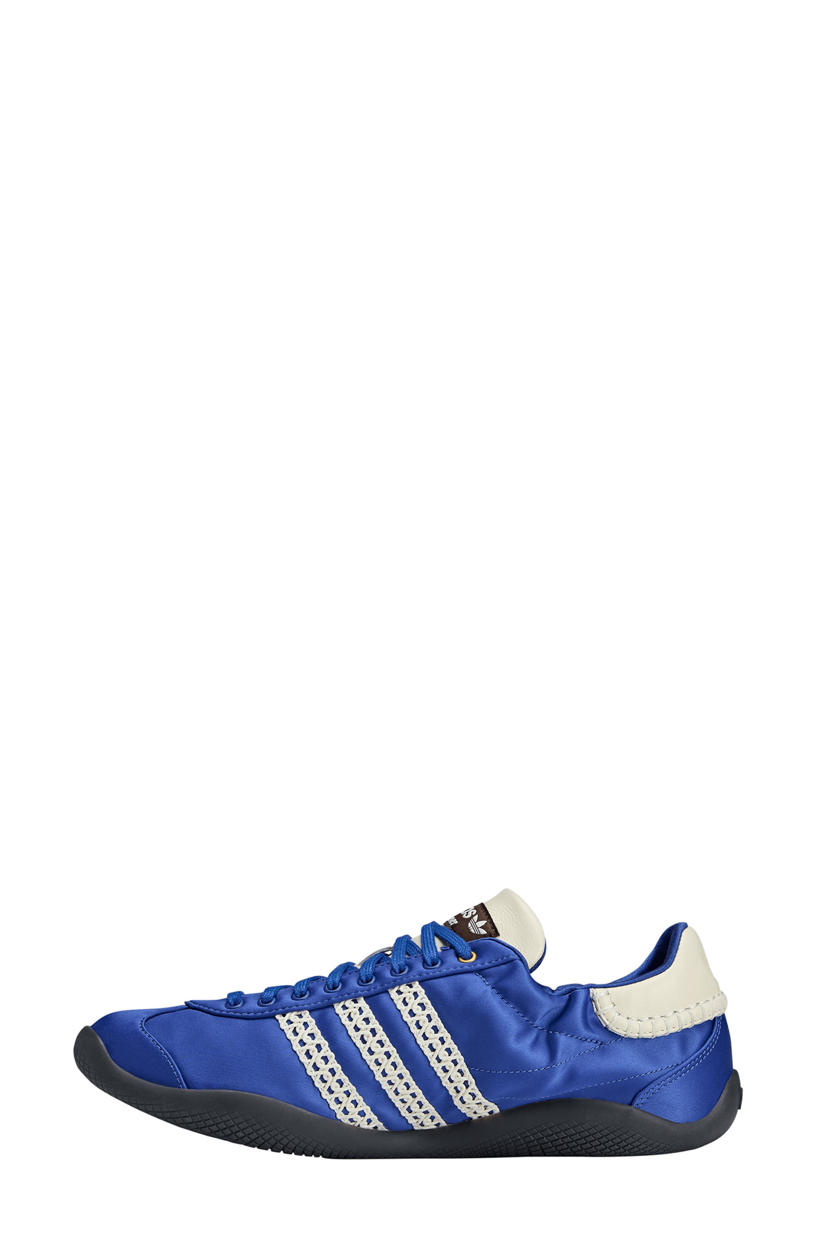 adidas x Wales Bonner Gender Inclusive Karintha Lo Sneaker, Alternate, color, Cream White/ Blue