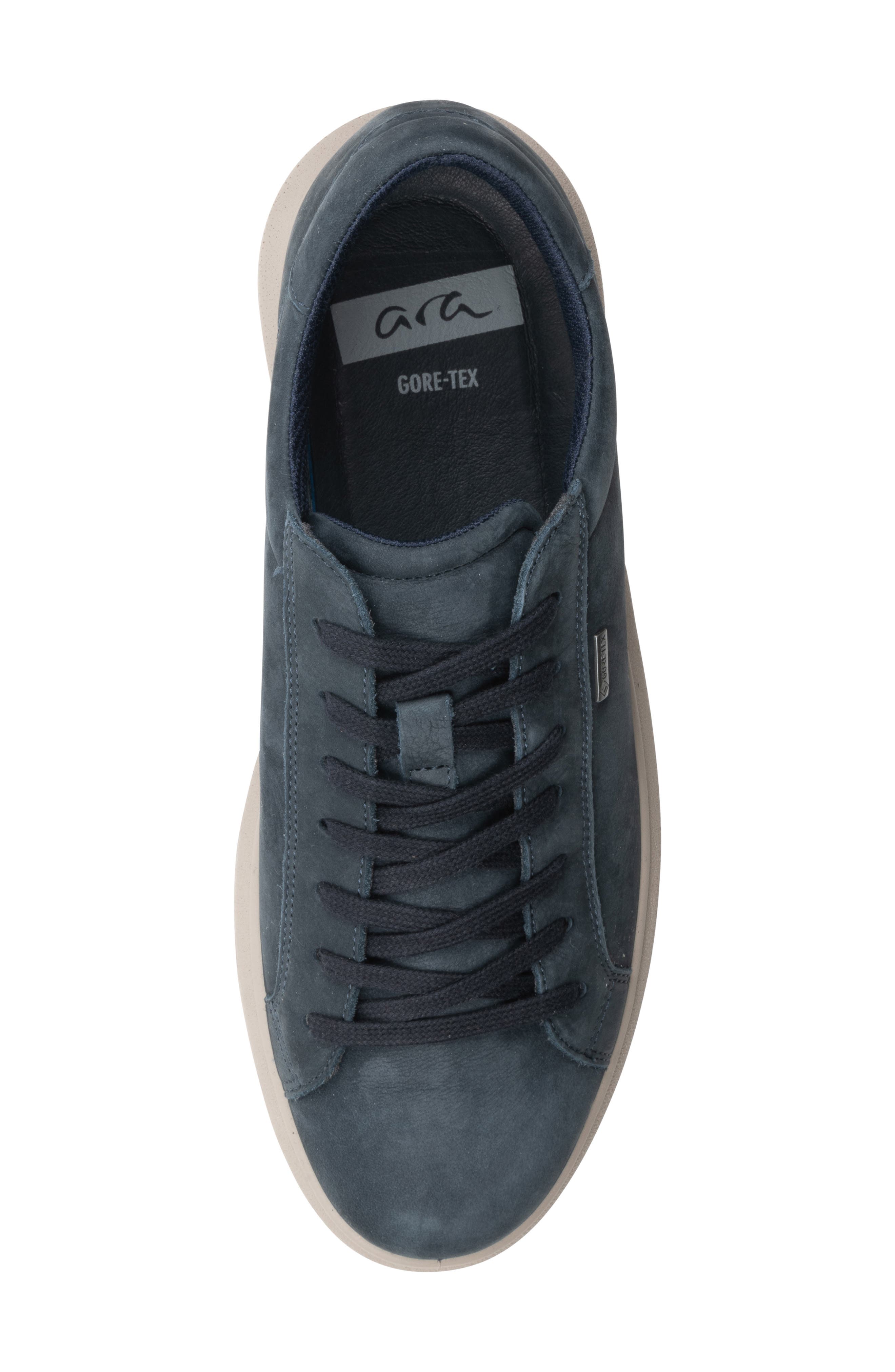 ara Finnick Waterproof Sneaker, Alternate, color, Blue