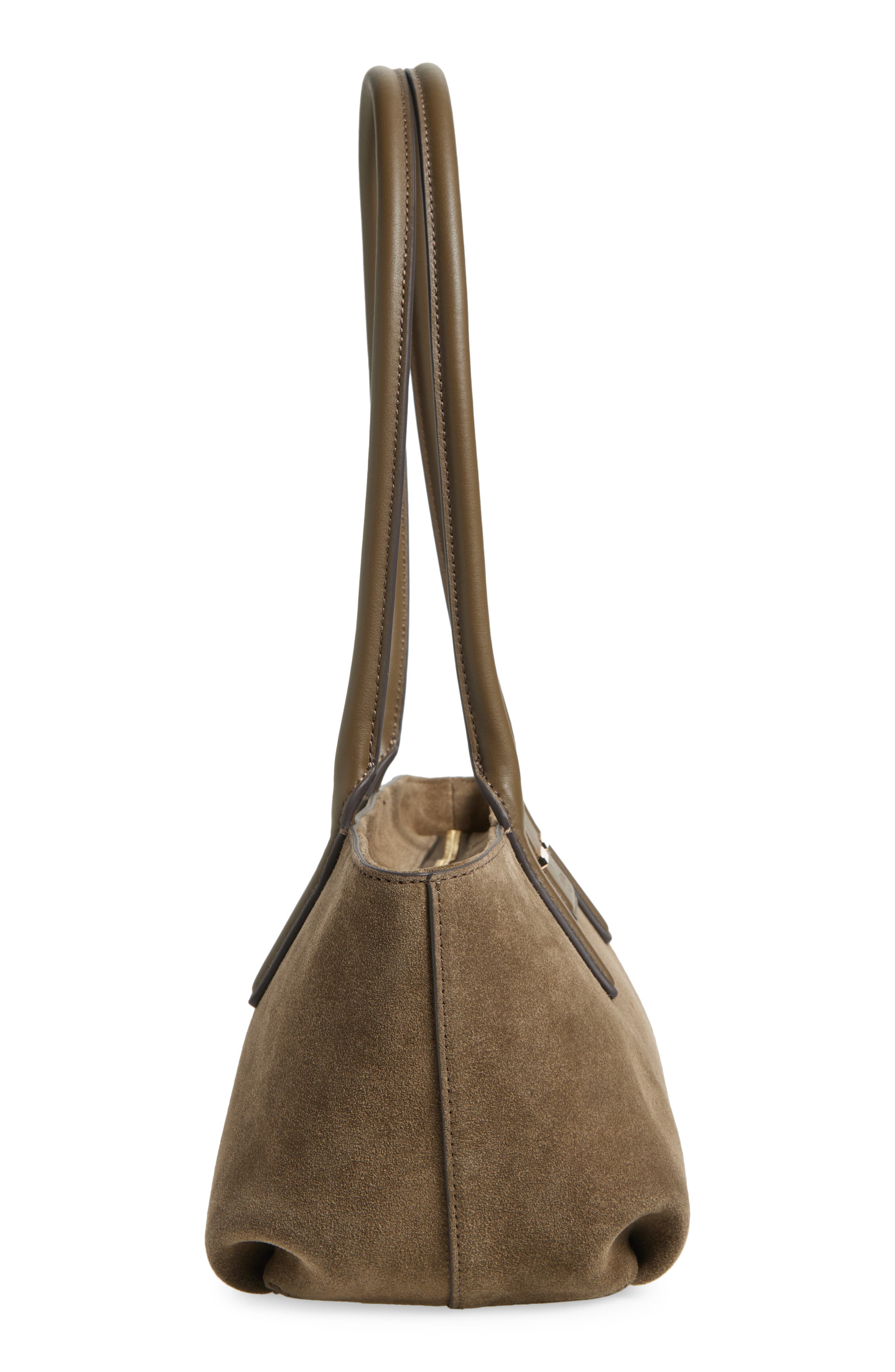 Realm Suede Satchel, Alternate, color, CEDAR