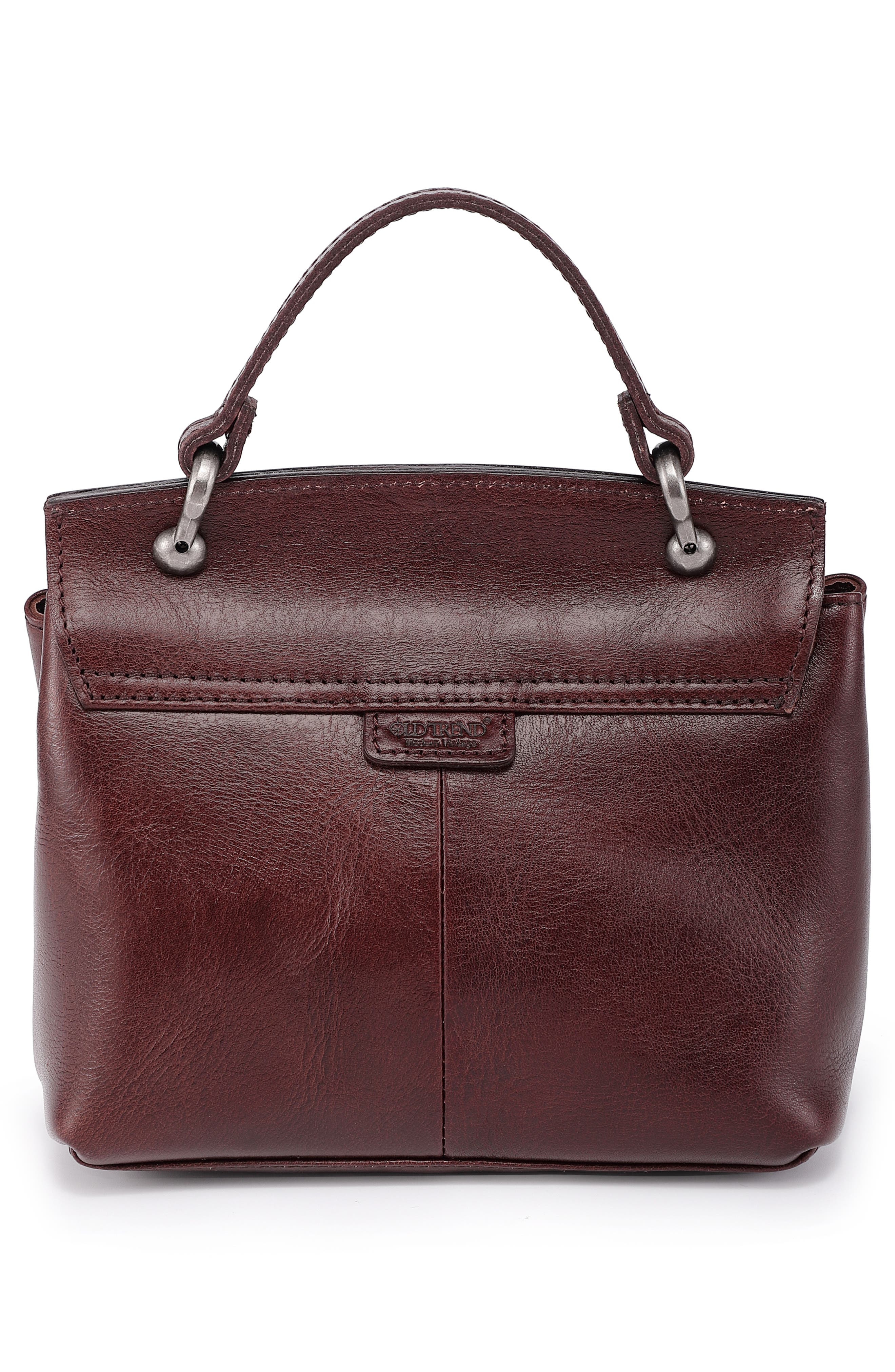 Leather Cypress Crossbody Bag, Alternate, color, BROWN