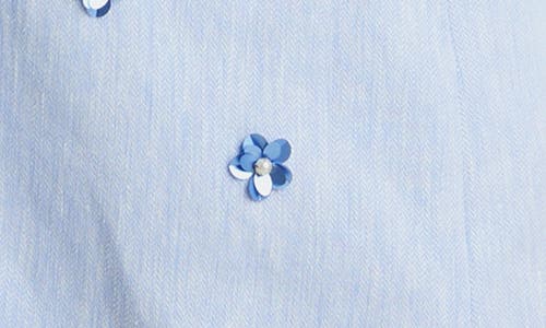 Cinq À Sept Cinq A Sept Kylie Embellished Blazer In Blue Hydrangea