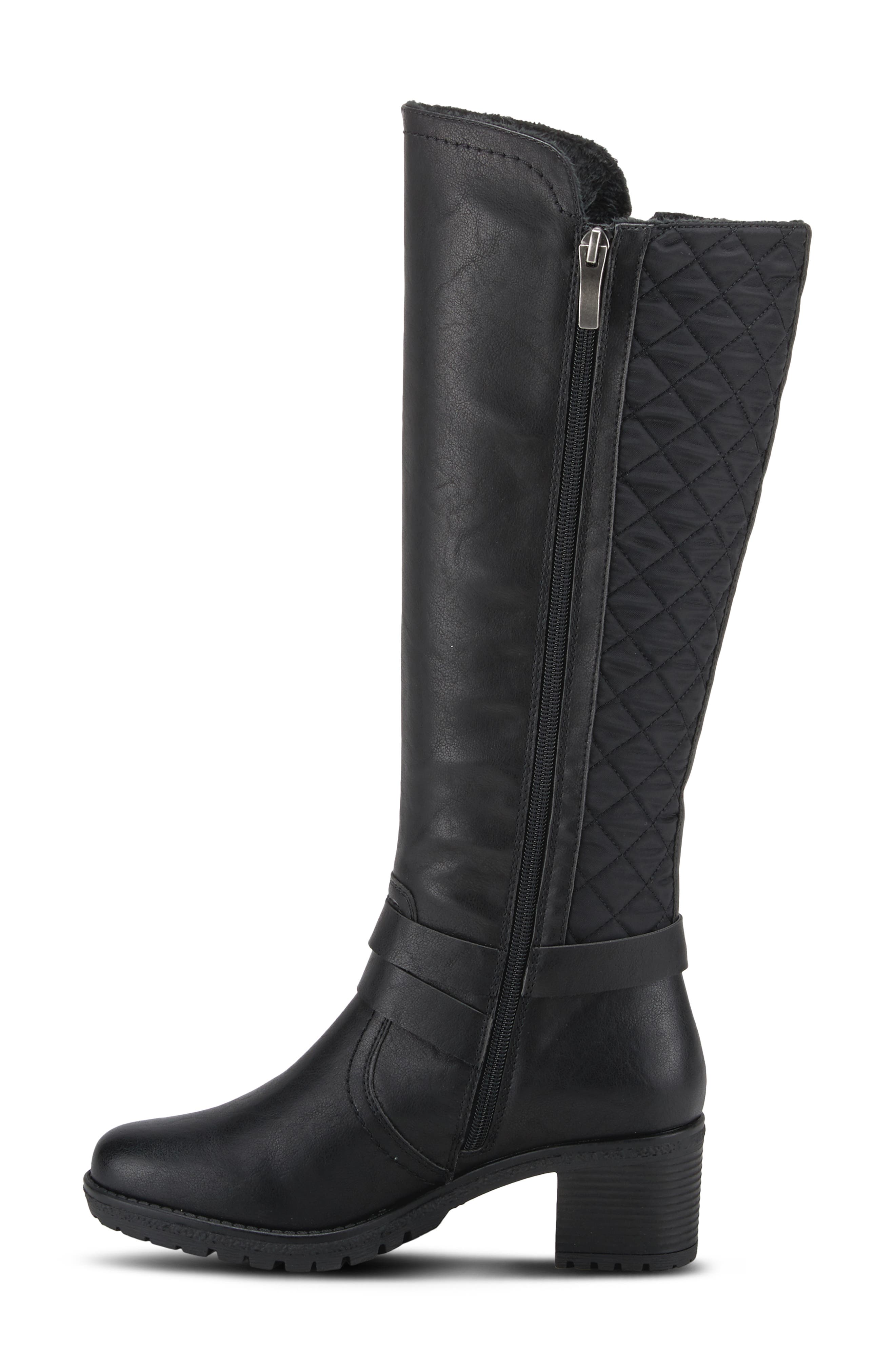 Spring Step Selela Water Resistant Faux Fur Lined Knee High Boot, Alternate, color, 