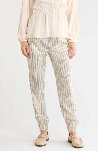 Striped Tapered Trousers