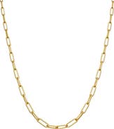 ARGENTO VIVO Paperclip Necklace