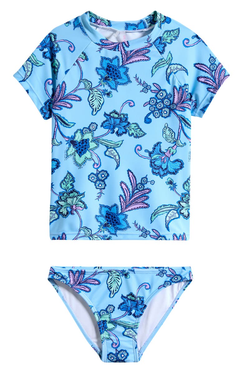 Seafolly Kids' Summer Chintz Two-Piece Swimsuit, Main, color, Summer Chintz