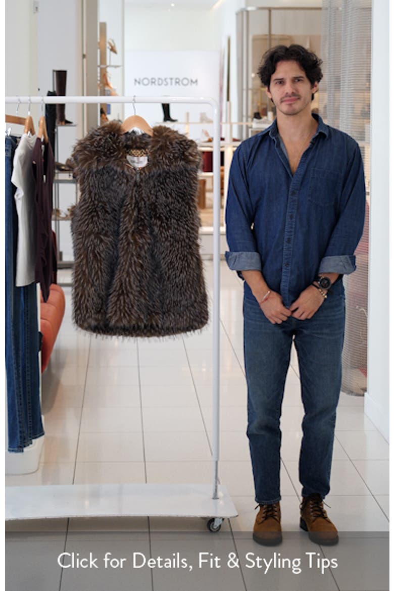 Malin Faux Fur Vest video