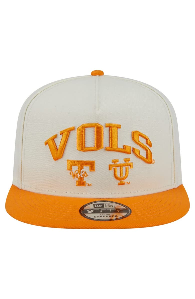 New Era Men's New Era White Tennessee Volunteers Collegiate 9FIFTY A-Frame Snapback Hat, Alternate, color, White