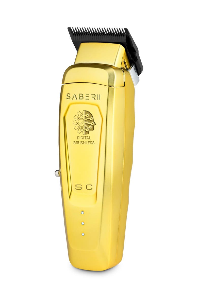 Saber 2 Professional Cordless Hair Clipper, Alternate, color, Gold
