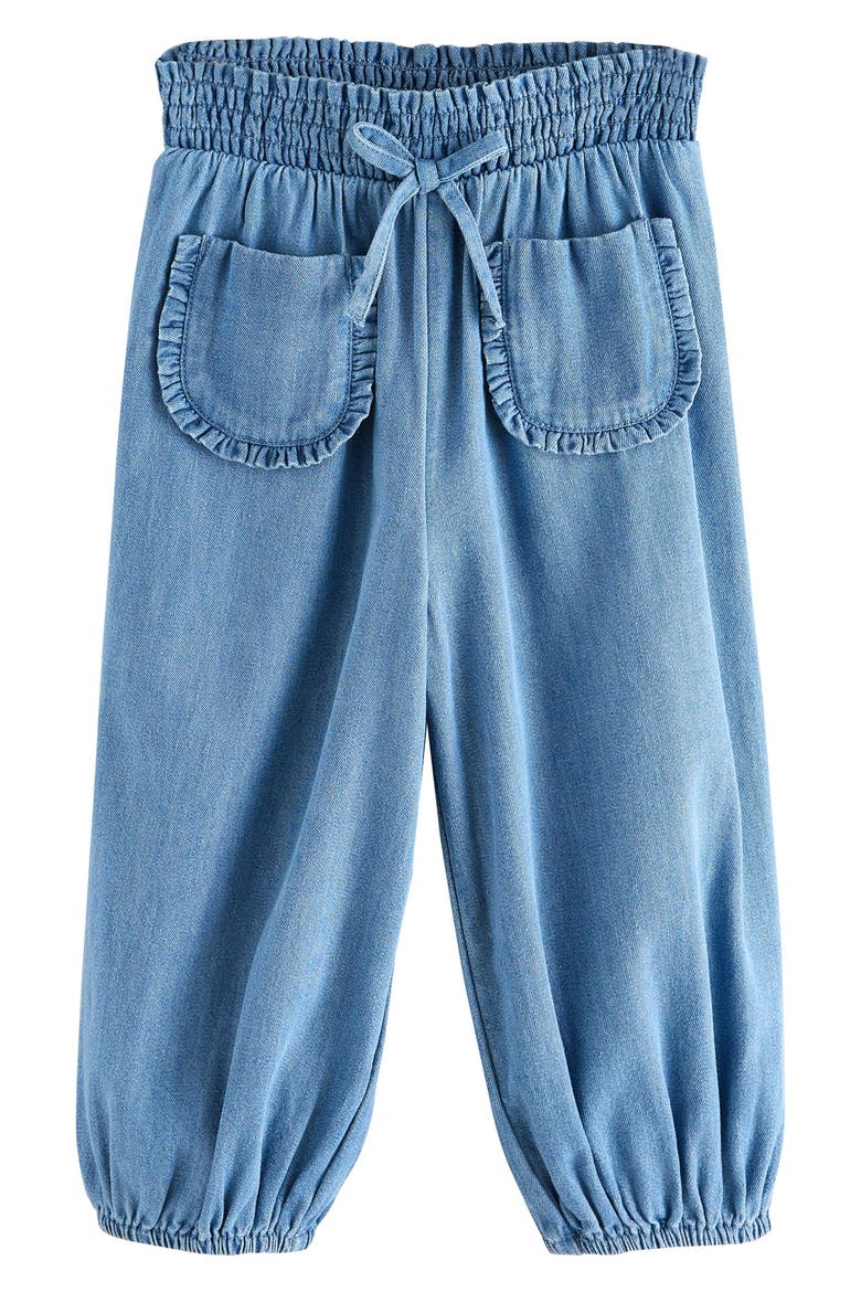 Kids' Denim Joggers, Main, color, BLUE
