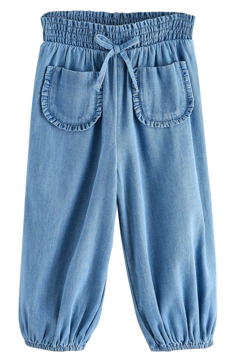 NEXT Kids' Denim Joggers, Main, color, Blue