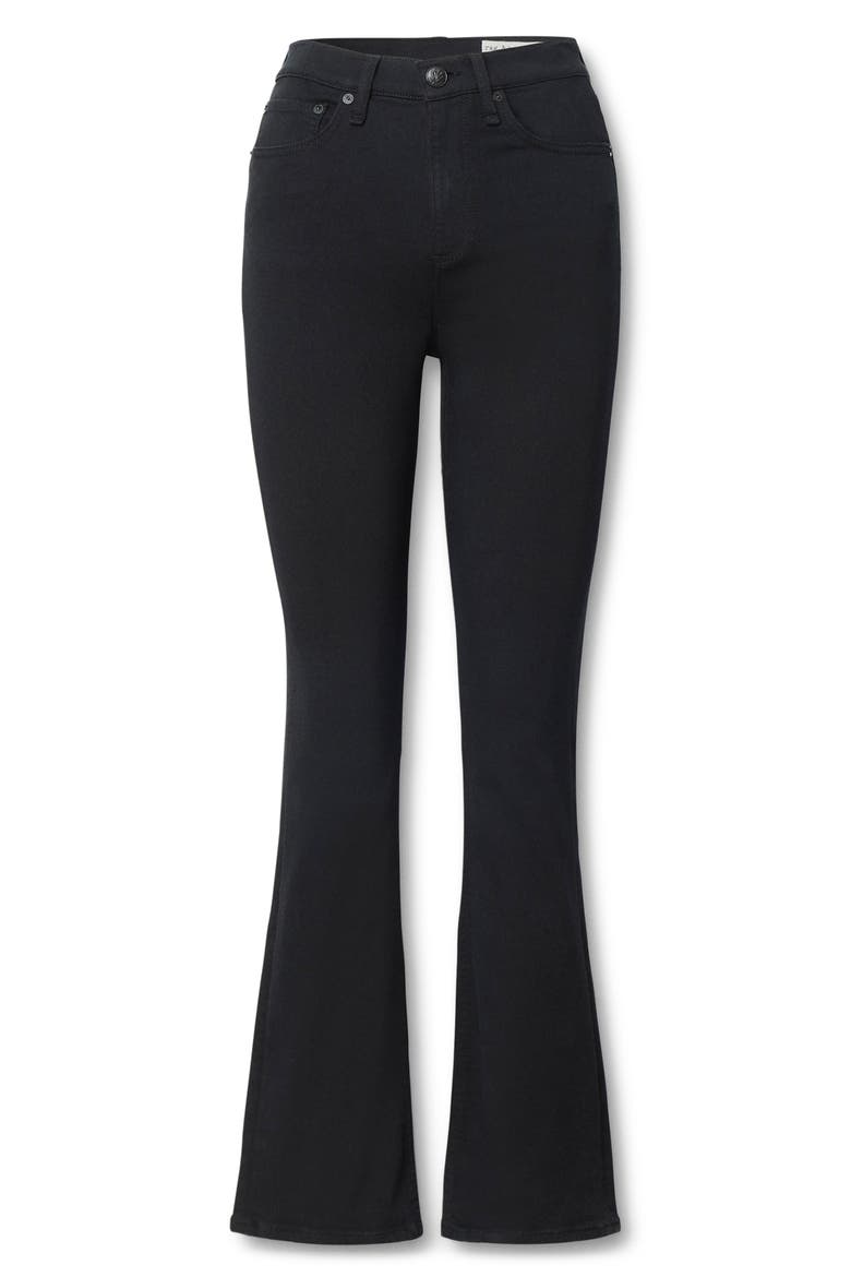 Flexi Peyton Mid Rise Full Length Bootcut Jeans, Alternate, color, BLACK