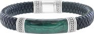 EFFY Malachite & Leather Bracelet