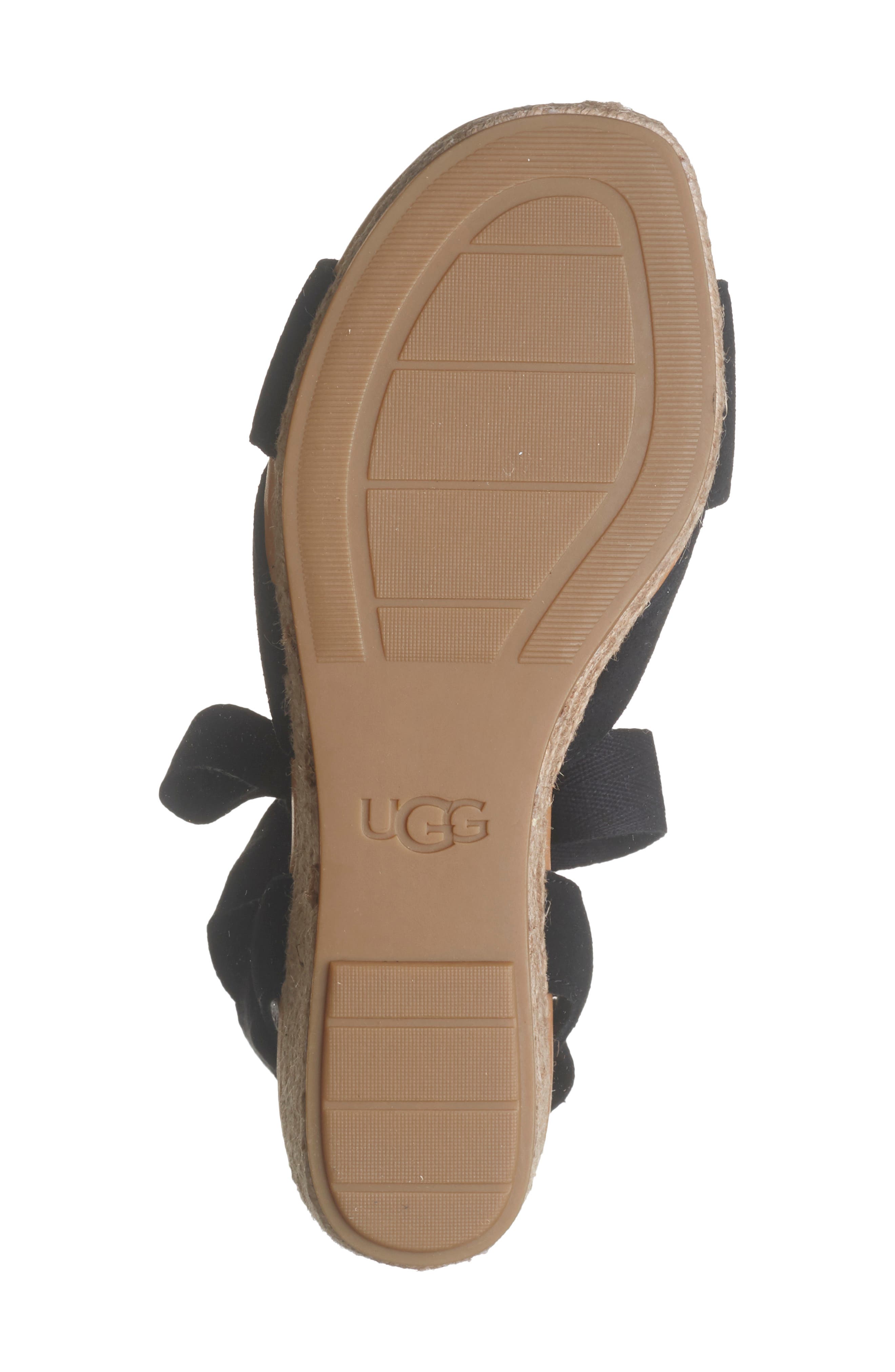 UGG Taia Ankle Tie Wedge Sandal - Slippers - BeyondStyle