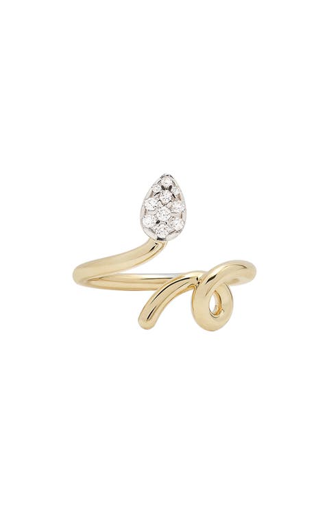 Pavé Diamond Baby Vine Ring