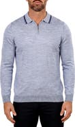 Maceoo Quarter Zip Merino Wool Sweater