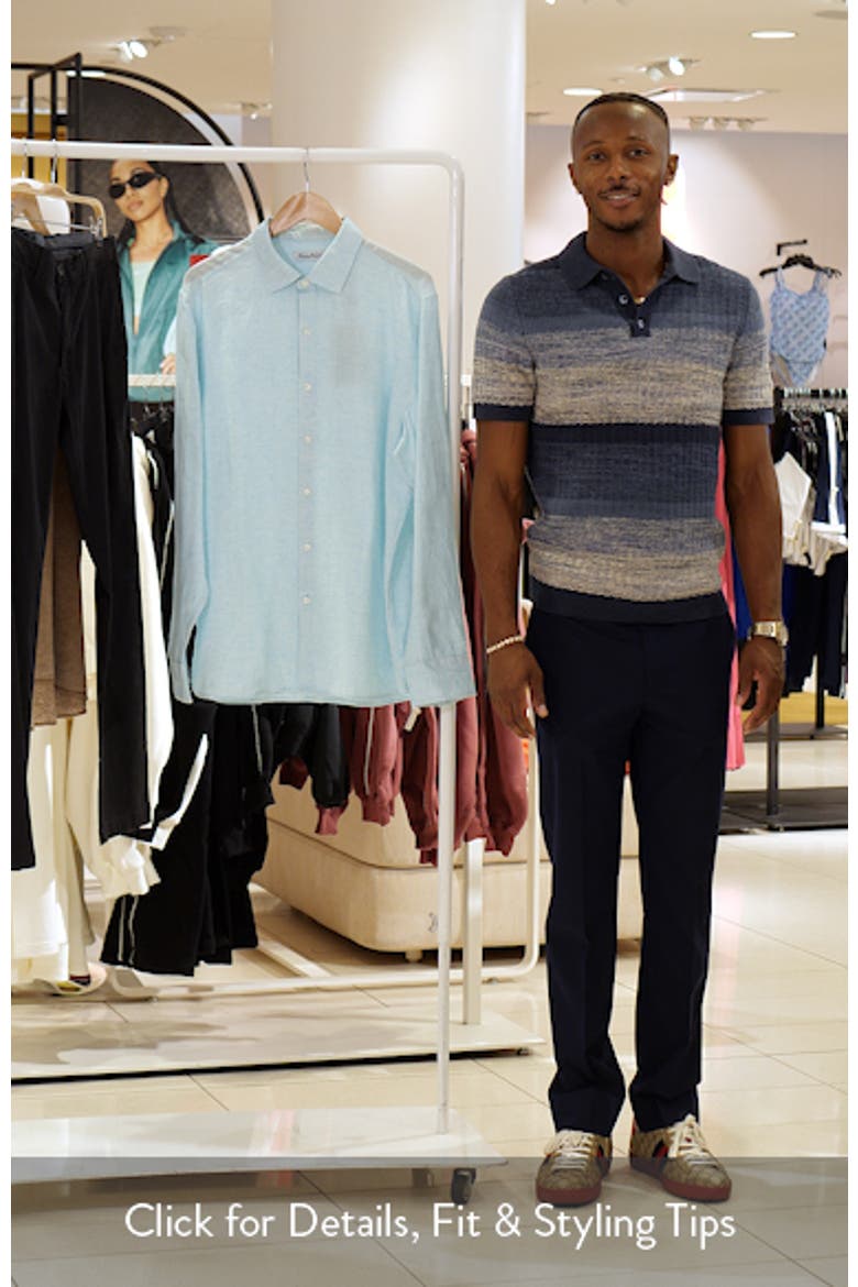 Lennox Linen Button-Up Shirt video
